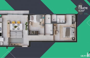 Play Residence | Apartamento 2 e 3 Quartos – Parque Amazônia – Goiânia/Goiás